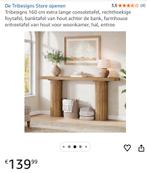 Nieuwe sidetsble (console tafel), Ophalen, Nieuw, 150 tot 200 cm, Overige houtsoorten