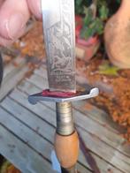 Antieke Duitse Dolk, 19e Eeuw, Gegraveerd Lemmet, Ophalen of Verzenden