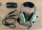 David Clark headset, Verzamelen, Luchtvaart en Vliegtuigspotten, Ophalen of Verzenden, Gebruikt