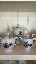 Leuke Koffiekan + Melkkan + Suikerpot. / Limoges., Antiek en Kunst, Antiek | Servies los, Ophalen of Verzenden