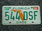 Kentekenplaat licenseplate Florida Dade USA, Verzenden, Gebruikt, Auto's