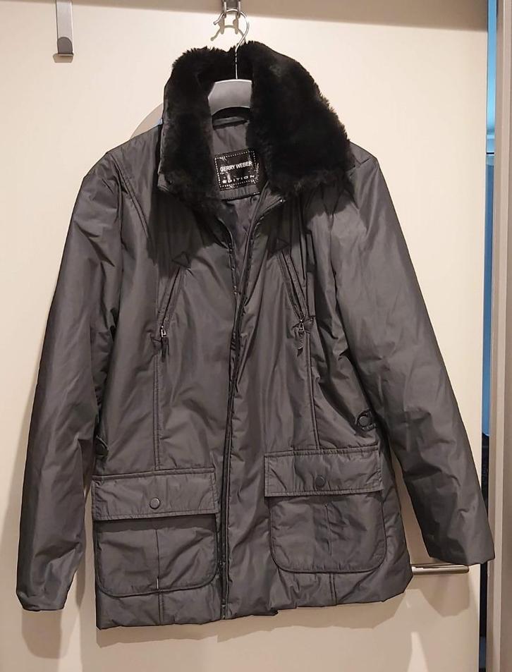 Gerry Weber, jas mt 42/44, Kleding | Dames, Jassen | Winter, Zo goed als nieuw, Maat 42/44 (L), Blauw, Ophalen of Verzenden