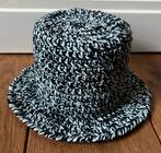 Toiletrolhoedje zwart crème-wit hoesje closetpapier retro, Ophalen of Verzenden, Nieuw