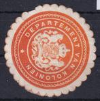 A46) vignet Departement van Kolonien zeldzaam, Postzegels en Munten, Postzegels | Nederland, Ophalen of Verzenden, T/m 1940, Postfris
