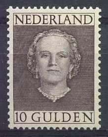 Nederland NVPH nr 537 ongebruikt Koningin Juliana 1949, Postzegels en Munten, Postzegels | Nederland, Postfris, Na 1940, Verzenden