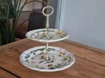 Frans GIEN decor Oiseaux de Paradis Etagere 2-laags, Verzenden, Zo goed als nieuw, Overige stijlen