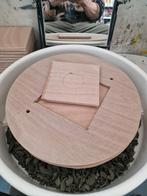 Houten bat (Okoume) met 16 houten Tegels, Ophalen of Verzenden, Gebruikt