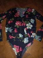 Stradivarius body top bloemen maat M/38, Maat 38/40 (M), Blauw, Ophalen of Verzenden, Zo goed als nieuw