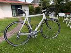 Racefiets carbon Sensa Lombardia wit, Fietsen en Brommers, Fietsen | Racefietsen, Overige merken, Gebruikt, Carbon, Ophalen of Verzenden