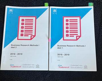 Business Research Methods I deel 1&2 beschikbaar voor biedingen