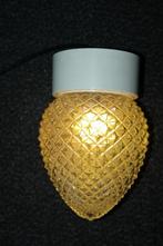 retro lamp vintage lamp badkamer lamp 1960 slaapkamer lamp, Ophalen of Verzenden, Gebruikt, Glas