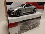 Audi E Tron RS GT silver edition new 2022 Bburago 1:18 KRD, Ophalen of Verzenden, Zo goed als nieuw, Auto, Bburago