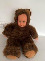 Schattige babypop in berenpak Anna geddes, Kinderen en Baby's, Speelgoed | Poppen, Ophalen of Verzenden, Gebruikt, Babypop