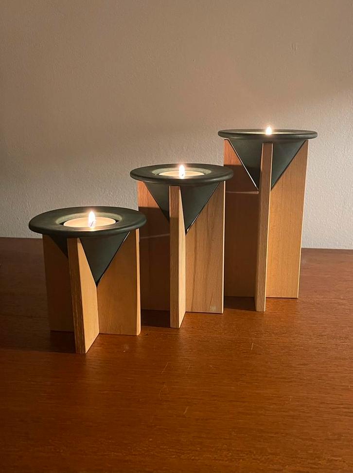 Cor Unum waxine licht  houders, Antiek en Kunst, Antiek | Keramiek en Aardewerk, Ophalen of Verzenden