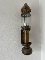 2 koperen koets lantaarns /lampjes, Antiek en Kunst, Ophalen, Koper of Brons