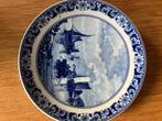 Delfts blauw handwerk bordje bootjes, Antiek en Kunst, Antiek | Wandborden en Tegels, Verzenden