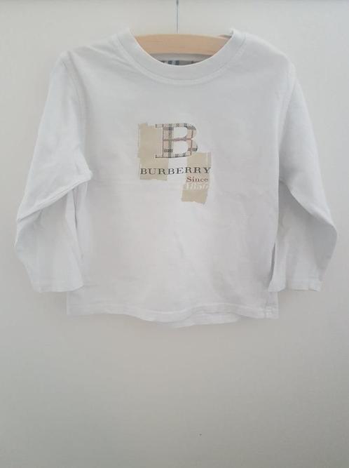 Burberry shirt longsleeve 92, Kinderen en Baby's, Kinderkleding | Maat 92, Nieuw, Ophalen of Verzenden