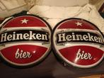 Twee Heineken Lichtbakken, Ophalen of Verzenden, Gebruikt, Lichtbak of (neon) lamp
