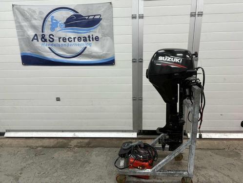 Suzuki DF 9.9 pk 4 takt / Langstaart / Elektrisch gestart, Watersport en Boten, Buiten- en Binnenboordmotoren, Nieuw, Benzine