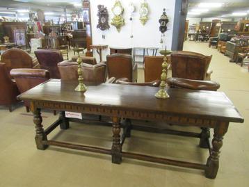 Oer 10494 vroeg 17e eeuwse eiken Engelse refectory table beschikbaar voor biedingen