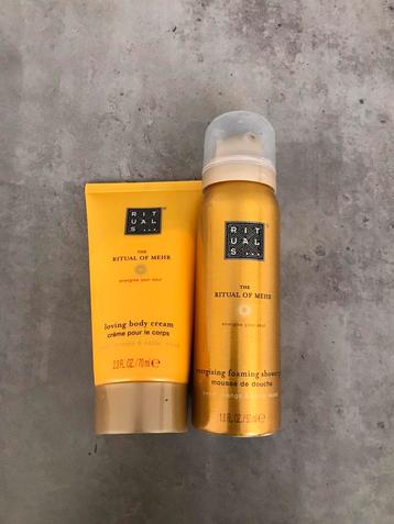 Showerfoam en Bodycreme - The Ritual Of Mehr beschikbaar voor biedingen