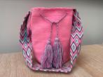 Nieuw: Lichtroze Wayuu Mochila Tas - Handgemaakt in Colombia, Ophalen of Verzenden, Nieuw, Roze