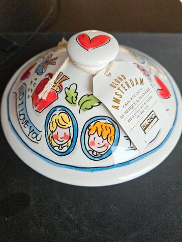 Blond Amsterdam kom met deksel Ø 17 cm nieuw. beschikbaar voor biedingen