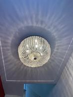Kristallen lamp 2x, Huis en Inrichting, Lampen | Kroonluchters, Ophalen, Zo goed als nieuw, Glas, Zak kroonluchter