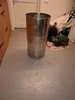 VAT RVS met aftap nozzle en dop, Ophalen