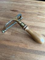 Vintage antieke ets inkt roller inktroller houder van koper, Ophalen of Verzenden