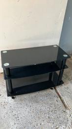 Nog mooi zwart glazen tv kastje kastje, Ophalen, 50 tot 100 cm, Minder dan 100 cm, 25 tot 50 cm