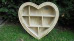 zgan houten wand decoratie, hart B40 H41 D8cm, Huis en Inrichting, Woonaccessoires | Wanddecoraties, Ophalen of Verzenden, Zo goed als nieuw