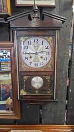 Antieke Holly Wandklok met Pendule, Ophalen