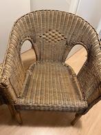 Rotan Stoelen - Set van 4, Huis en Inrichting, Stoelen, Ophalen, Gebruikt, Bruin, Twee