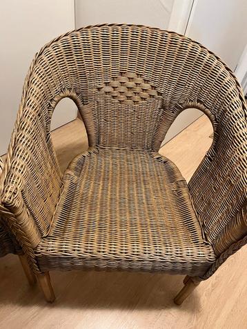 Rotan Stoelen - Set van 4 beschikbaar voor biedingen