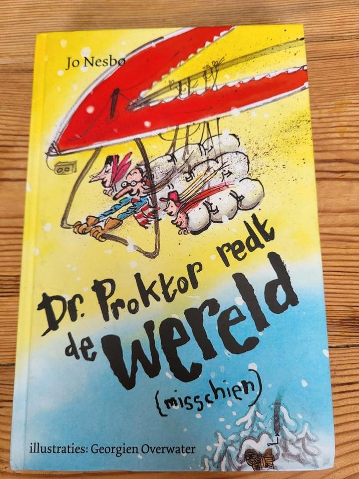 Jo Nesbø - Dr. Proktor redt de wereld, Boeken, Kinderboeken | Jeugd | 10 tot 12 jaar, Zo goed als nieuw, Ophalen of Verzenden