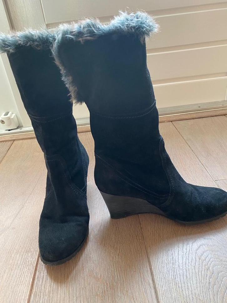 Zwarte TAMARIS Laarzen mt 39 Op 2 manieren te dragen. Igst, Kleding | Dames, Schoenen, Gedragen, Hoge laarzen, Zwart, Ophalen of Verzenden