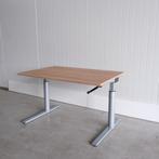 Gispen Slinger zit-zit bureau - H63-83cm - 120x80cm - BR84, Gebruikt, -, -, In hoogte verstelbaar