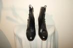 Patrizia Pepe laarsjes studs zijkanten zwart leer mt 40, Verzenden, Zwart, Lage of Enkellaarzen, Zo goed als nieuw