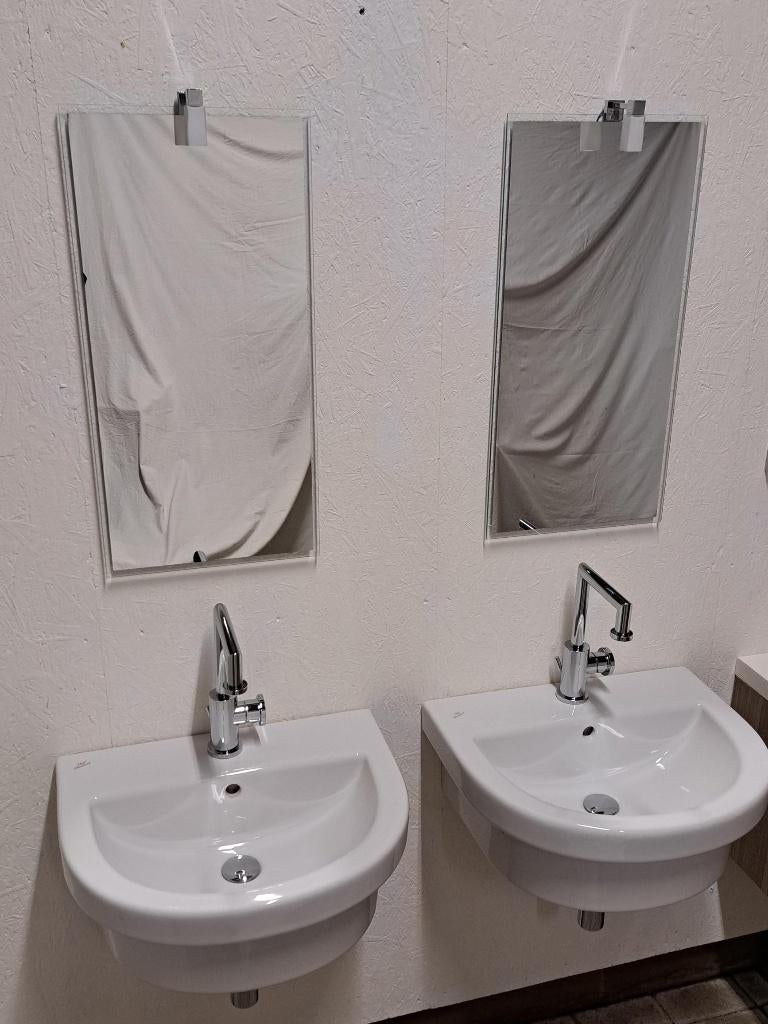 Dubbele wastafels compleet NIEUW, Ophalen, Overige typen, Nieuw, Minder dan 100 cm