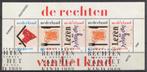 Blok (40) - kind 1989 - de rechten van het kind - gestempeld, Postzegels en Munten, Postzegels | Nederland, Verzenden, Na 1940