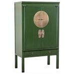 Chinees dressoir - Chinese kast - Chineese bruidskast Groen, Huis en Inrichting, Kasten | Ladekasten, 100 tot 150 cm, 1 of 2 laden