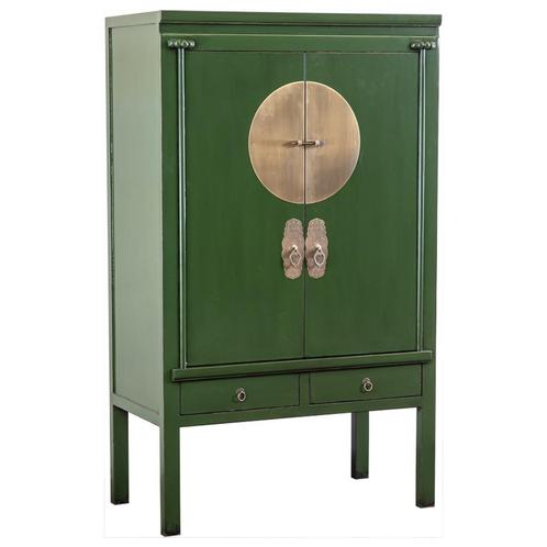 Chinees dressoir - Chinese kast - Chineese bruidskast Groen, Huis en Inrichting, Kasten | Ladekasten, Nieuw, 150 tot 200 cm, 100 tot 150 cm