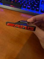 Mercedes Front Grill AMG Logo embleem A CLA GLA C-Class Rood, Ophalen of Verzenden