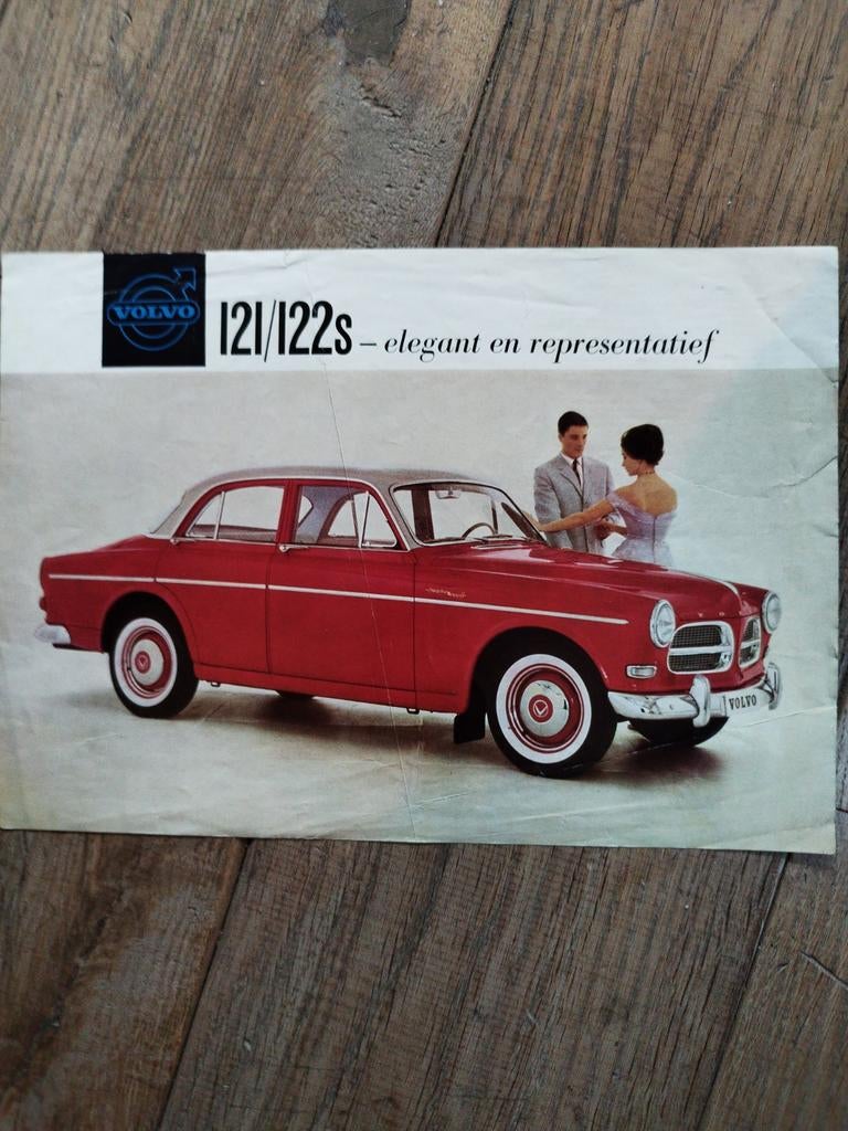 Volvo 121/122S Brochure - 1961, Gelezen, Volvo, Volvo, Ophalen of Verzenden