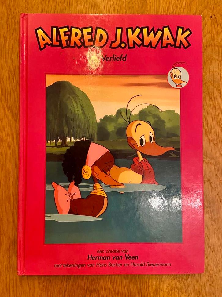 Herman van Veen - Alfred J. Kwak - Verliefd, Boeken, Kinderboeken | Jeugd | onder 10 jaar, Gelezen, Fictie algemeen, Ophalen of Verzenden