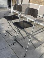 2 Klapstoelen Ikea Franklin - Tuin, Balkon, Feestje - Heiloo, Ophalen, Gebruikt, Staal