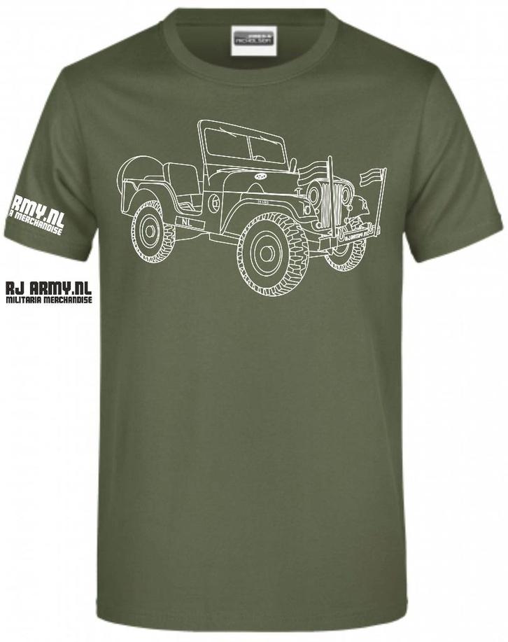 Defensie legershirt met diverse NEKAF M38a1 versies, Verzamelen, Militaria | Algemeen, Landmacht, Kleding of Schoenen, Nederland