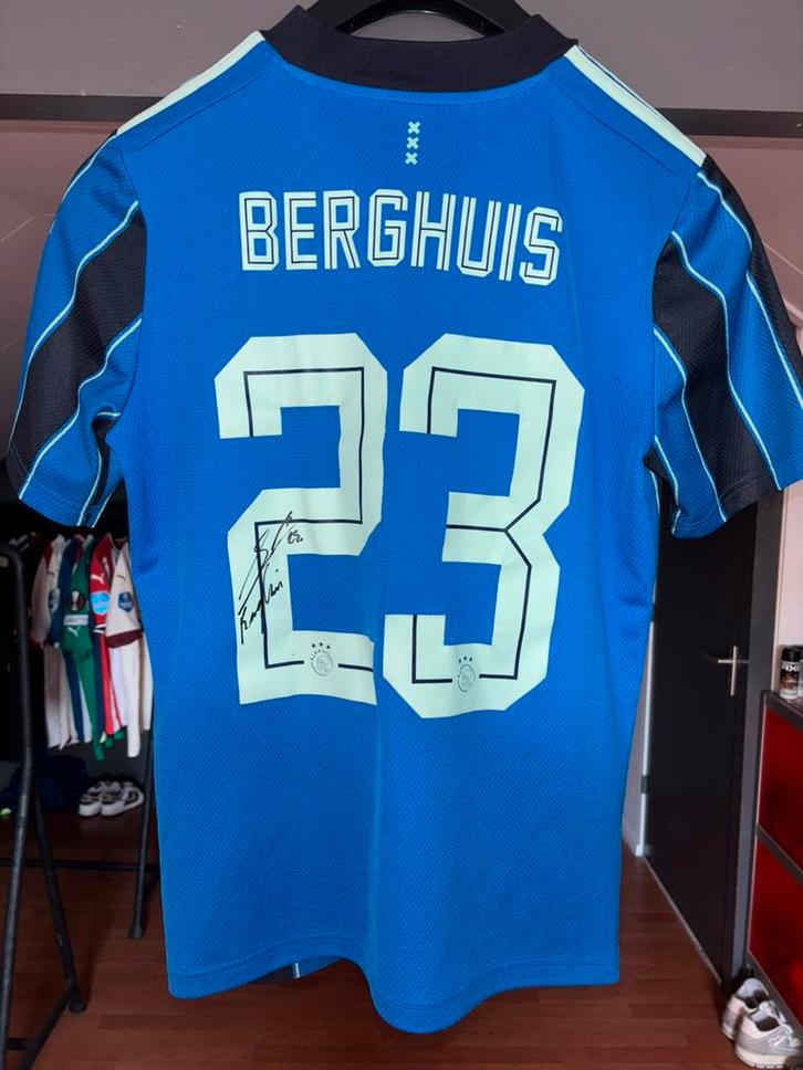 Gesigneerd shirt Steven Berghuis, Sport en Fitness, Voetbal, Nieuw, Shirt, Maat M, Ophalen of Verzenden