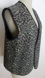 Opvallend mooi bruin/zwart handgemaakt gilet! XL, Bruin, Verzenden, Maat 46/48 (XL) of groter, Zo goed als nieuw